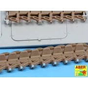 Panzer IV track link pins x 25 pcs., 1/16 - Aber Models 16 068A