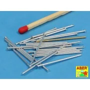 Panzer IV track link pins x 25 pcs., 1/16 - Aber Models 16 068A