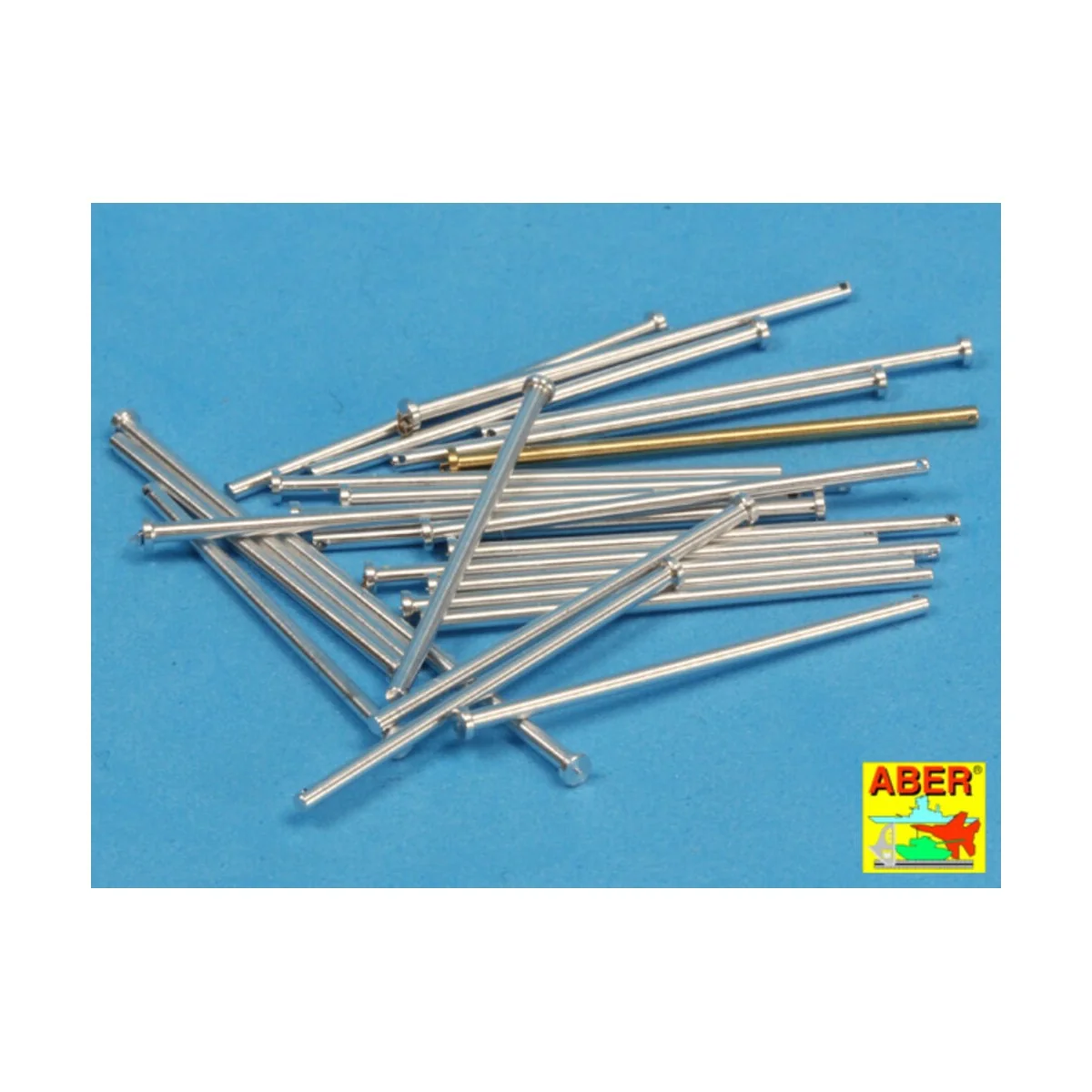 Panzer IV track link pins x 25 pcs., 1/16 - Aber Models 16 068A