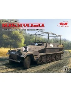 Sd.Kfz.251/6 Ausf.A, WWII German Armoured Command Vehicle, 1/35 - I...