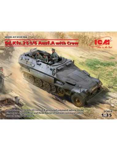 Sd.Kfz.251/6 Ausf.A with Crew, Limited, 1/35 - ICM 35104