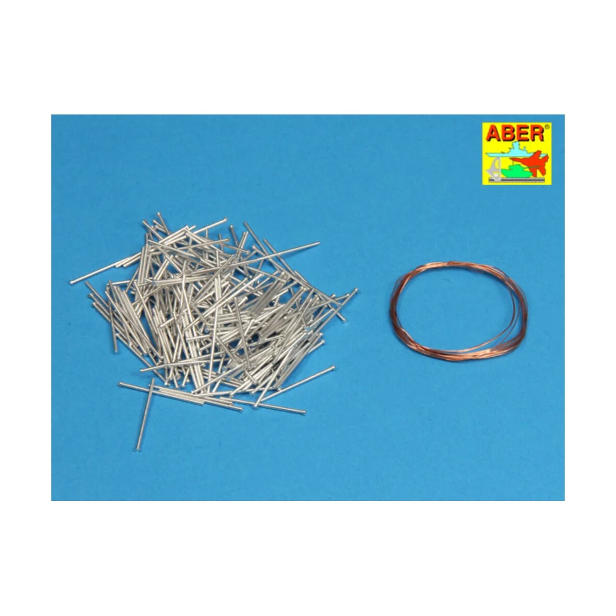 Panzer iV track link pins x200pcs, 1/16 - Aber Models 16 068B