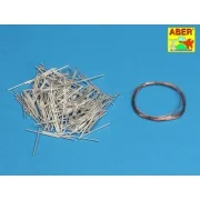 Panzer iV track link pins x200pcs, 1/16 - Aber Models 16 068B