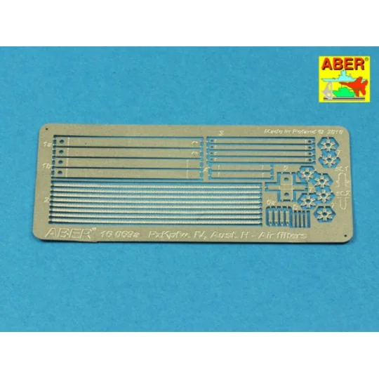 Pz.Kpfw. IV, Ausf.H Vol.10 - Air filters, 1/16 - Aber Models 16069