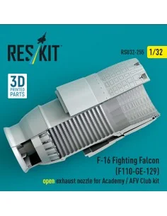 F-16 Fighting Falcon (F110-GE-129) open exhaust nozzle for Academy ... 2