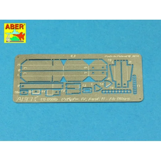 Pz.Kpfw. IV, Ausf.H Vol.10 - Air filters - Aber Models 16069