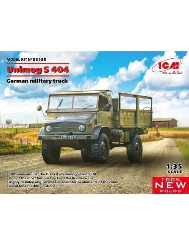 Unimog S 404, German military truck, 1/35 - ICM 35135
