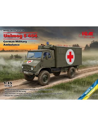 [NO_DESC] Unimog S 404, German Military Ambulance, 1/35 - ICM 35138