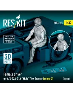Female driver for A/S-32A-31A Mule Tow Tractor (scene 2) (1 pcs) (3...