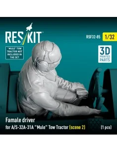 Female driver for A/S-32A-31A Mule Tow Tractor (scene 2) (1 pcs) (3... 2
