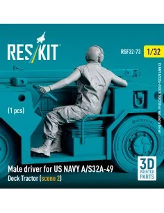Male driver for US NAVY A/S32A-49 Deck Tractor (scene 2) (1 pcs) (3... 2