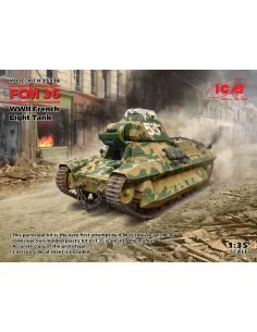 FCM 36, WWII French Light Tank, 1/35 - ICM 35336