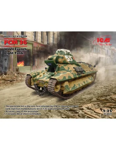 FCM 36, WWII French Light Tank, 1/35 - ICM 35336