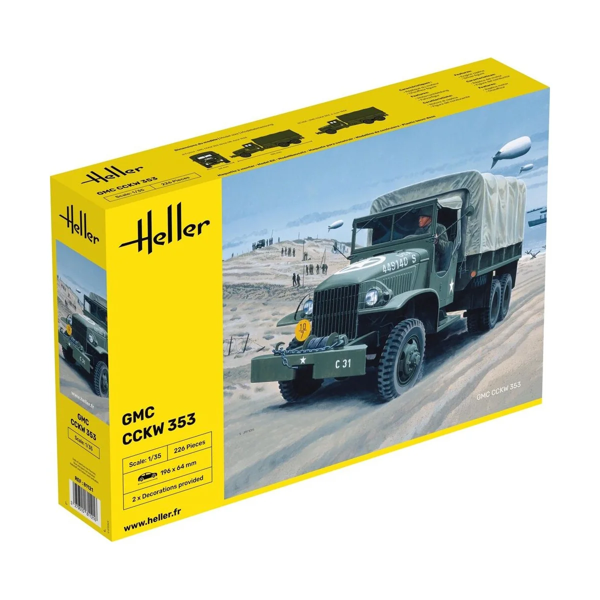 GMC CCKW 353, 1/35 - Heller 81121 GMC CCKW 353, 1/35 - Heller 81121
