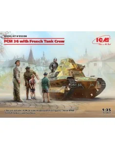 FCM 36 with French Tank Crew, 1/35 - ICM 35338