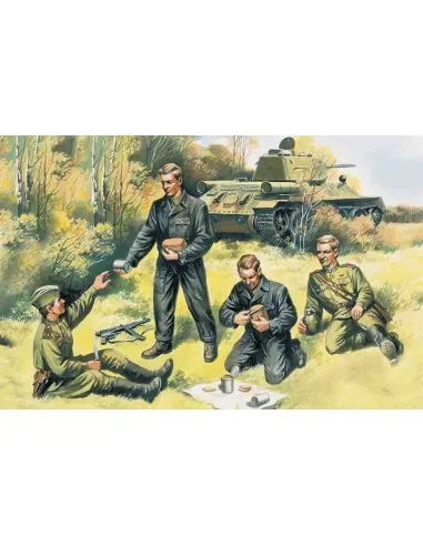 [NO_DESC] Russische Panzer Besatzung 1943-1945, 1/35 - ICM 35351