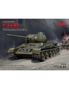 [NO_DESC] T-34-85, WWII Soviet Medium Tank, 1/35 - ICM 35367