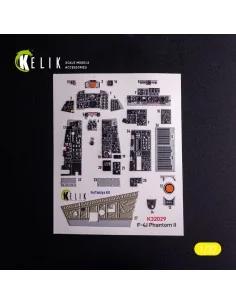 F-4J - interior 3D decals for Tamiya kit, 1/32 - Kelik K32029 2