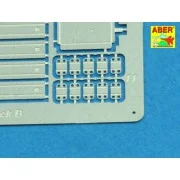Ammo stowage rack type B for long rounds - Aber Models 16 075B