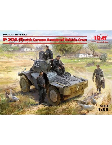 [NO_DESC] P 204(f)with German Armoured VehicleCrew, 1/35 - ICM 35382