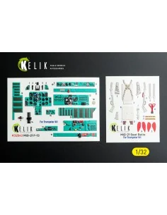 MiG-21 F-13 - interior 3D decals for Trumpeter kit, 1/32 - Kelik K3...