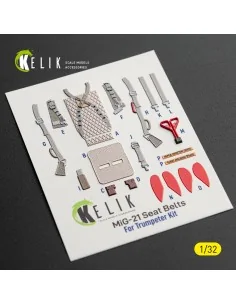 MiG-21 F-13 - interior 3D decals for Trumpeter kit, 1/32 - Kelik K3... 2