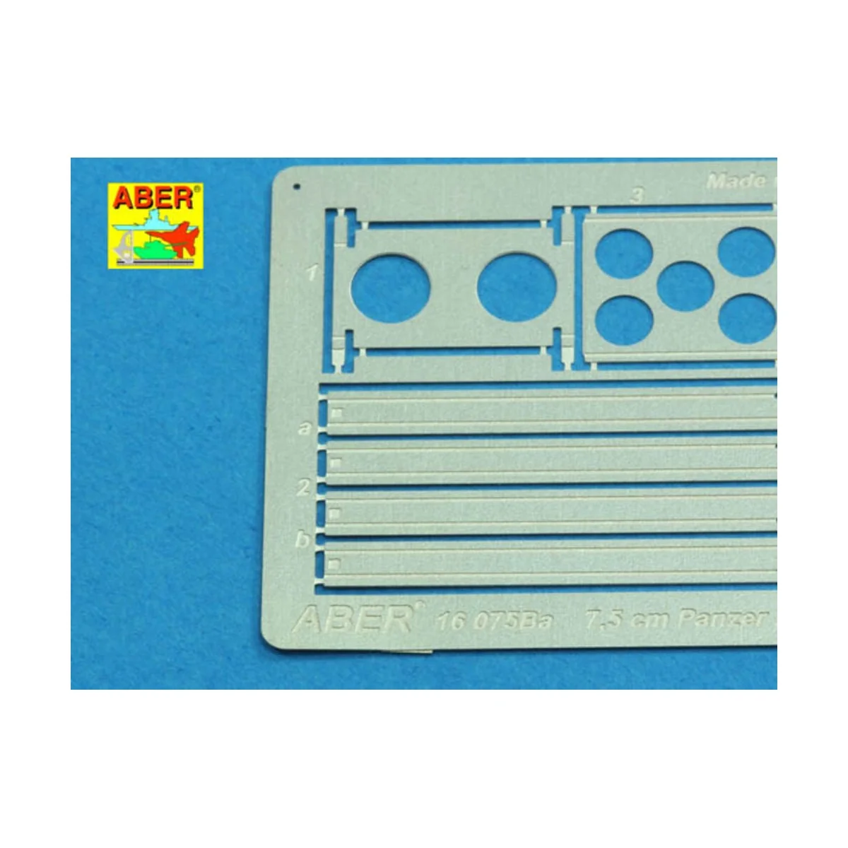 Ammo stowage rack type B for long rounds, 1/16 - Aber Models 16 075B Ammo stowage rack type B for long rounds, 1/16 - Aber Models 16 075B