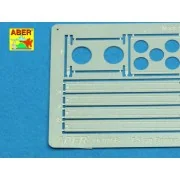 Ammo stowage rack type B for long rounds - Aber Models 16 075B