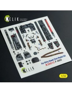 F-86D - interior 3D decals for Kitty Hawk/Zimi models kit, 1/32 - K... 2