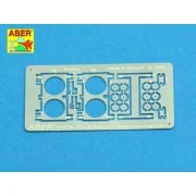 Ammo stowage rack type B for long rounds, 1/16 - Aber Models 16 075B Ammo stowage rack type B for long rounds, 1/16 - Aber Models 16 075B