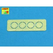 Ammo stowage rack type B for long rounds - Aber Models 16 075B