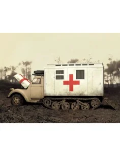 V3000S/SS m Maultier with Shelter, WWII German Truck, 1/35 - ICM 35414