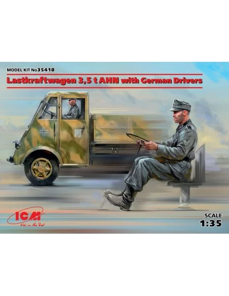 Lastkraftwagen 3, 5t AHN w.German Drivers Limited, 1/35 - ICM 35418