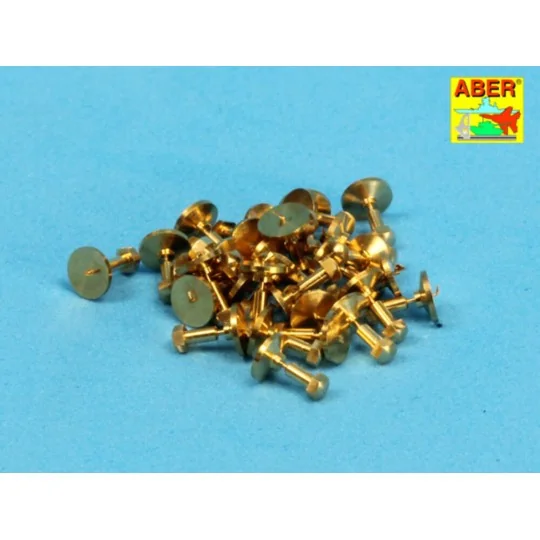 Turned imitation of Hexagon bolts x30, 1/16 - Aber Models 16100 Turned imitation of Hexagon bolts x30, 1/16 - Aber Models 16100