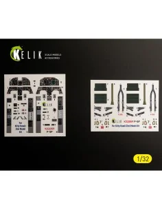 F-5F - interior 3D decals for Kitty Hawk/Zimi models kit, 1/32 - Ke...