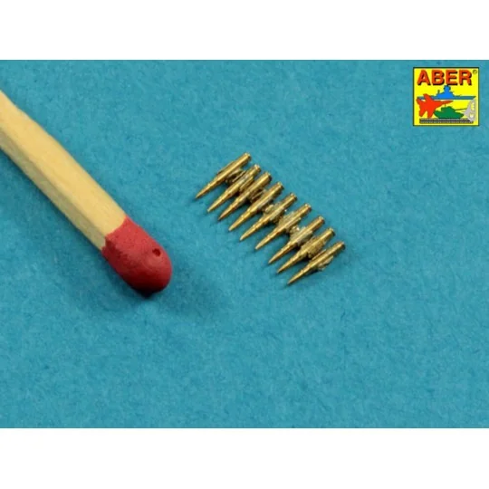 7, 92 mm Amunition for German MG34 Machine Gun x 25 pcs., 1/16 - Ab...