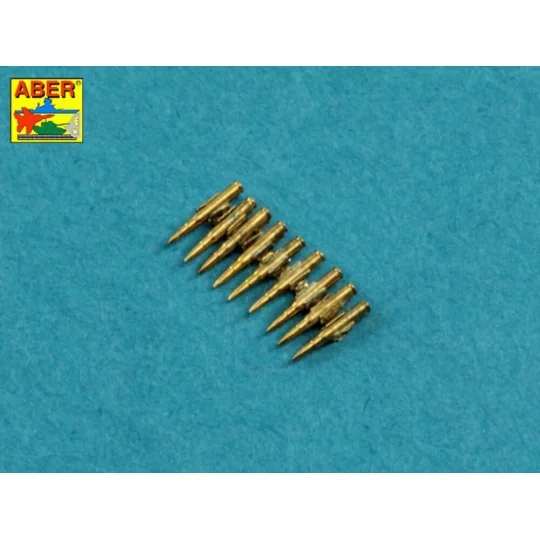 7,92 mm Amunition for German MG34 Machine Gun x 25 pcs. - Aber Mode...