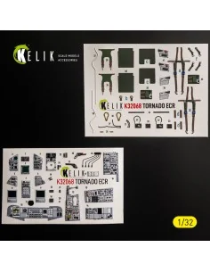 TORNADO ECR - interior 3D decals for Revell, 1/32 - Kelik K32068