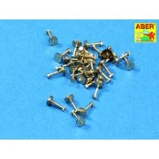 Imitation of Hexagonal bolts 1, 55 mm x 30 pcs., 1/16 - Aber Models... Imitation of Hexagonal bolts 1, 55 mm x 30 pcs., 1/16 - Aber Models...