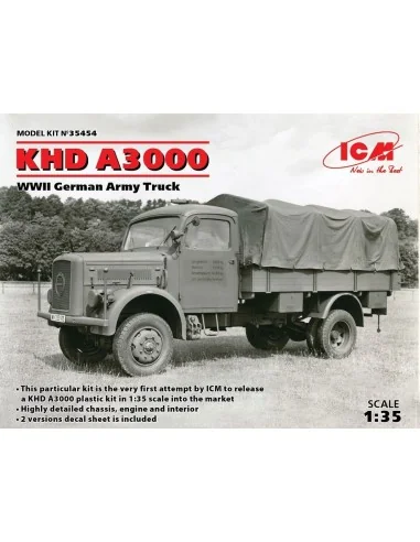 KHD A3000, WWII German Truck, 1/35 - ICM 35454