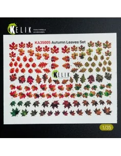 Autumn Leaves Set 1 - Decal for dioramas, 1/35 - Kelik KA35005