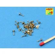 Turned imitation of Hexagonal bolts 1,19 mm x 30 pcs. - Aber Models...