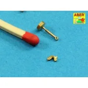 Wing nuts with turned bolt x 12 pcs. - Aber Models 16105