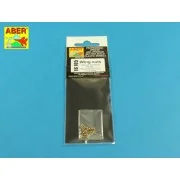 Wing nuts with turned bolt x 12 pcs. - Aber Models 16105
