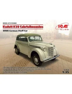 [NO_DESC] Kadett K38 Cabriolimousine, WWII German Staff Car, 1/35 -...