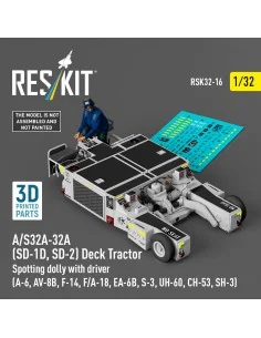 A/S32A-32A (SD-1D, SD-2) Deck Tractor Spotting dolly with driver (A...