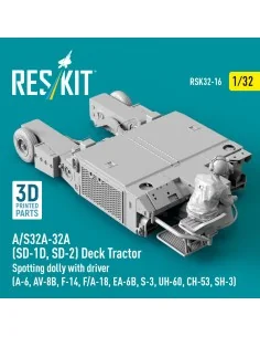 A/S32A-32A (SD-1D, SD-2) Deck Tractor Spotting dolly with driver (A... 2
