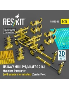 US NAVY MHU-191/M (AERO 21A) Munitions Transporter (with adapters f...