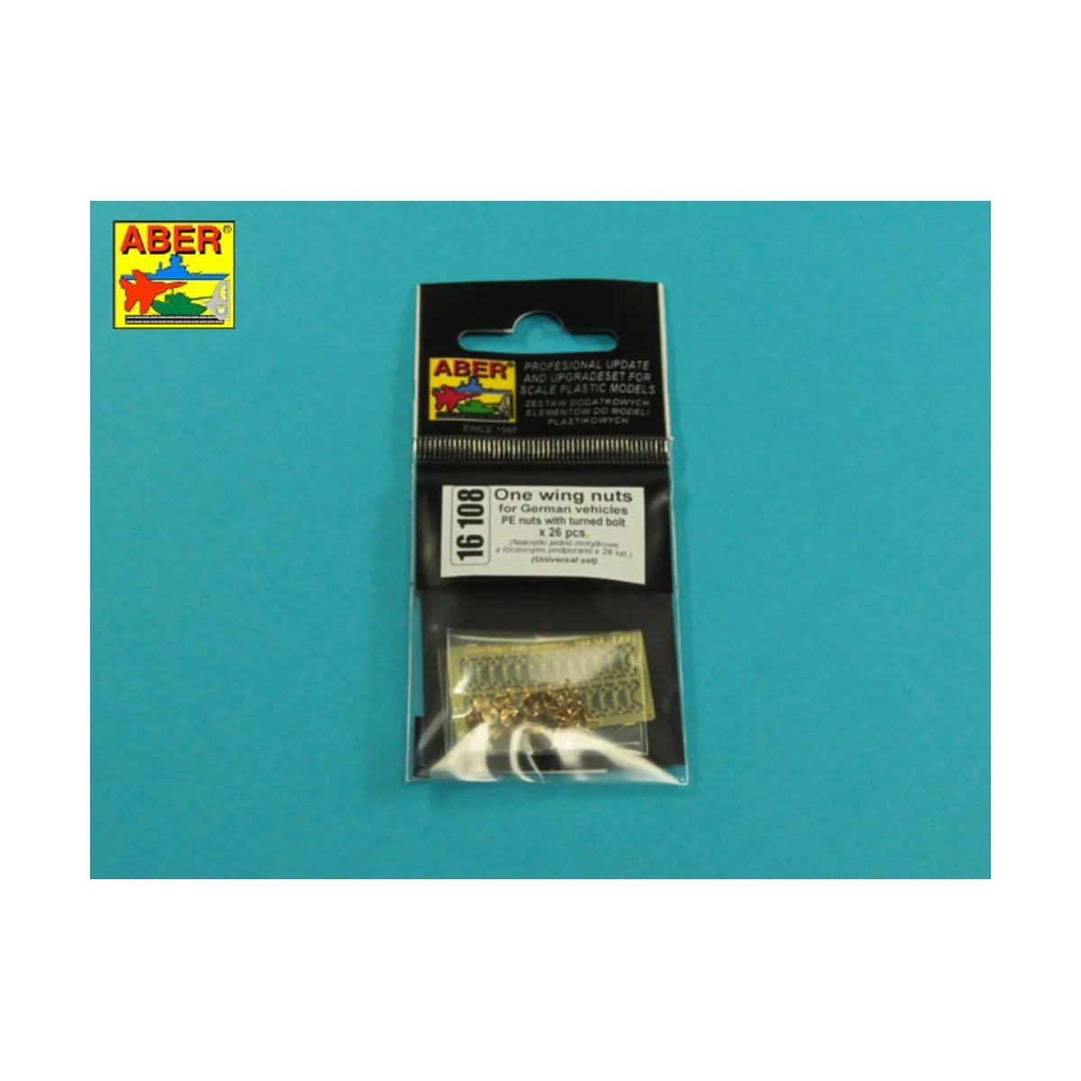 One wing nuts for German vehicles PE nuts with turned bolt x 26 pcs...