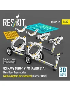 US NAVY MHU-191/M (AERO 21A) Munitions Transporter (with adapters f... 2